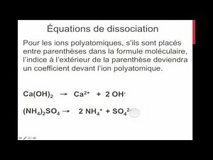 Dissociation électrolytique