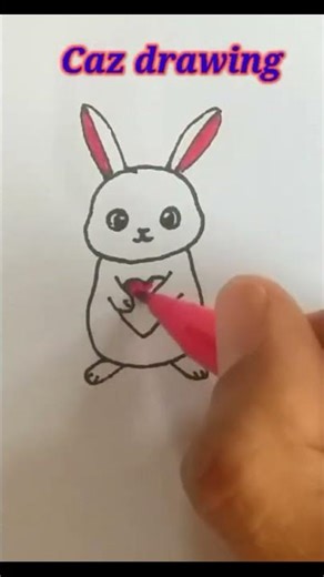 Menggambar Kelinci Lucu | Drawing a cute rabbits #drawingtutorial #howtodraw #cazdrawing