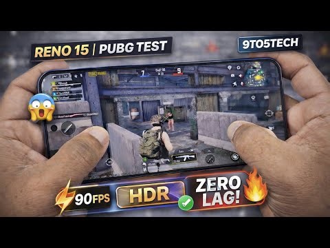 OPPO Reno 15 PUBG Test 😱 | 90FPS, Gyroscope, HDR Graphics & Zero Lag Gameplay
