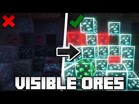 Visible Ores Texture Pack 1.21.11/1.21.10 Download