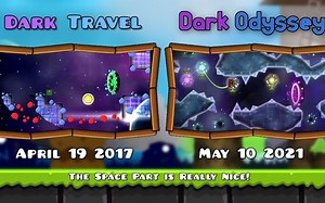 【转载】Dark Odyssey vs. Dark Travel Comparison + Review | Geometry Dash 2.11