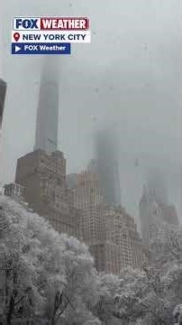 Snow Day In New York City After Snowstorm Swept Through the Area