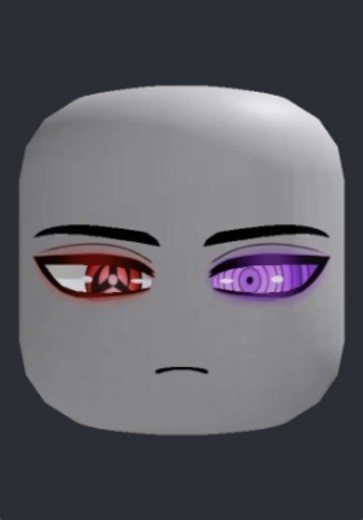 Glowing Obito's Mangekyō & Rinnegan Eyes in Roblox