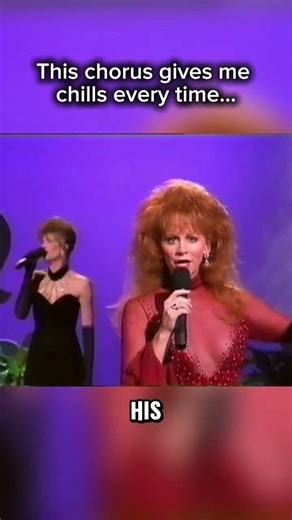 Reba’s hair, the Dress, the song. Everything about this was perfect #reba #lindadavis #countryduet