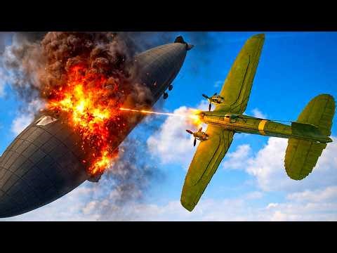 High Speed Jet vs Giant Zeppelin Teardown Physics Experiment