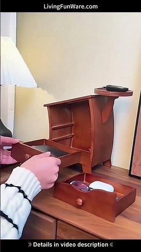 Solid Wood Sassy Elf, Fairy Tale Jewelry Organizer