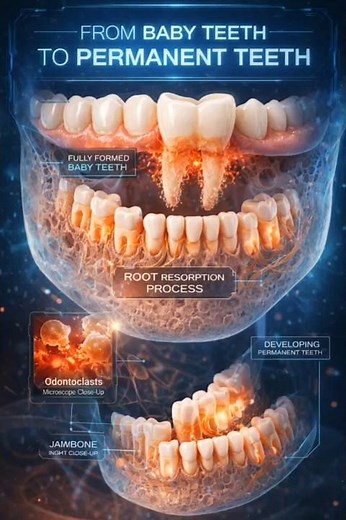 Your Teeth Are Secretly Replacing !!! #Science #Teeth #Biology #Medical #Anatomy #Facts #Educational