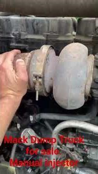 Mack Dump Truck. manual injector #directbelgium #mackdumptruck