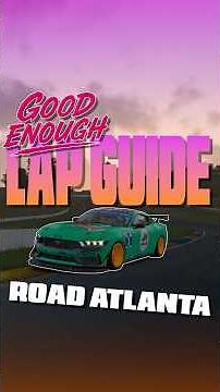 Ford Mustang GT4 at Road Atlanta | iRacing Good Enough Lap Guide #simracing #iracing