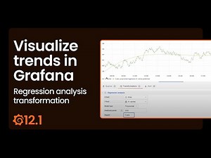 Visualize Trends & Future Data Points | Creating Trendlines in Grafana | Grafana 12.1