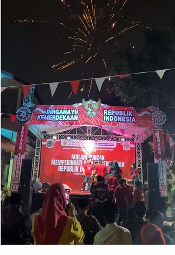 Persiapan Acara 17 Agustus di Cipete Utara