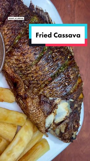 Delicious Fried Cassava Recipe | Homemade African Dish