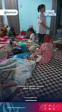 Batang Agam River Overflow Floods Inundate 10 Houses and Evacuates 100 Families