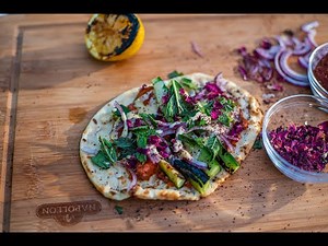 BBQ Grilled Cucumbers and Burnt Harissa Recipe
