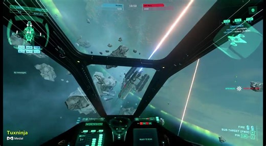 Entrenamiento de Dogfight en Star Citizen