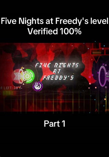 Five Nights at Freddy's Geometry Dash Level Masterpiece