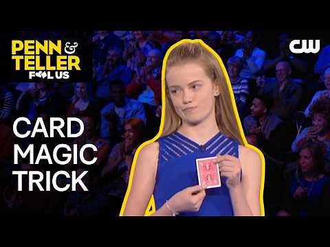 12-Year-Old Magician Performs Card Magic Trick | Penn & Teller: Fool Us | The CW