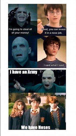 We have Noses.. harry potter funny meme 🤣 || #shortvideo #shortsfeed #shorts