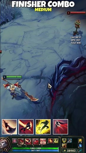 ZAAHEN FINISHER COMBO #zaahen #leagueoflegends #guide