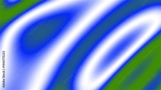 A vibrant, flowing abstract background featuring smooth gradients of rich green, electric blue, and luminous white. The dynamic interplay of these bold colors creates a mesmerizing, fluid motion, perf