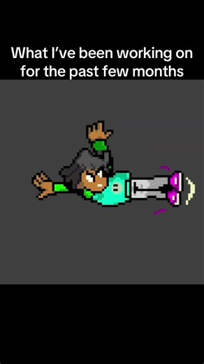 Yeah I’ve been making sprites for my OC, Kingston! #scottpilgrim #scottpilgrimex #eddsworld