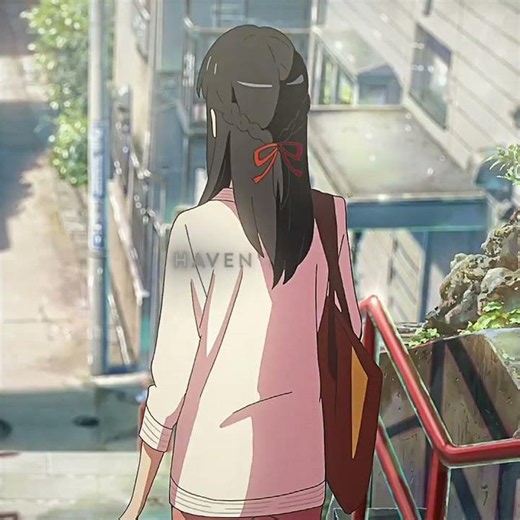 "Your Name?..❤" - Your Name (Kimi no Na wa) Edit | Heat Waves (Slowed) | #edit #anime #love