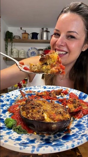 BARCHETTE DI MELANZANE RIPIENE AL FORNO 🍆😍 Morbide, Filanti e Troppo Buone!