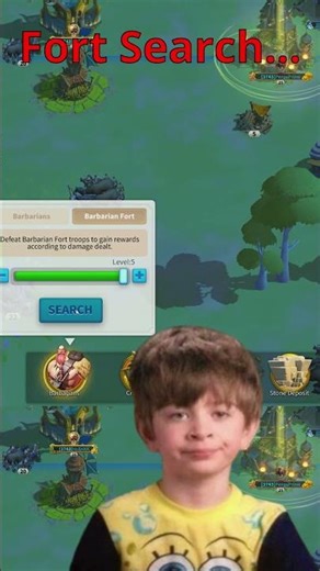 Barb Fort Search be like... #riseofkingdoms #gaming