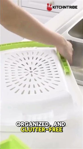 This stacking board makes kitchen prep feel way less messy 😳