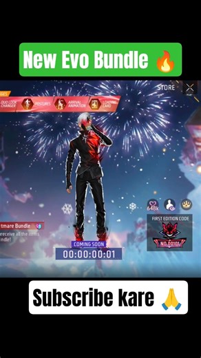 Last 10 sec. Edition Code 0001 🔥 New Evo Bundle #freefire #shortsvideo #shorts #tokentower