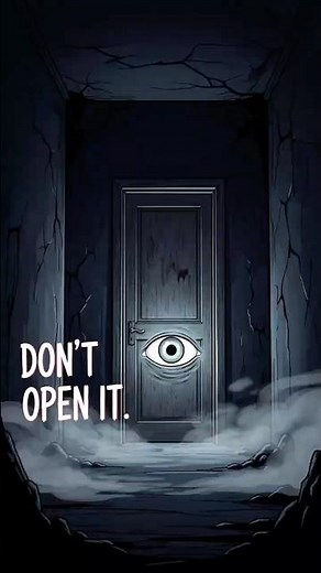 The Door That Watches | Creepy 2D AI Horror Short CreepyFrame | Short Horror Animation