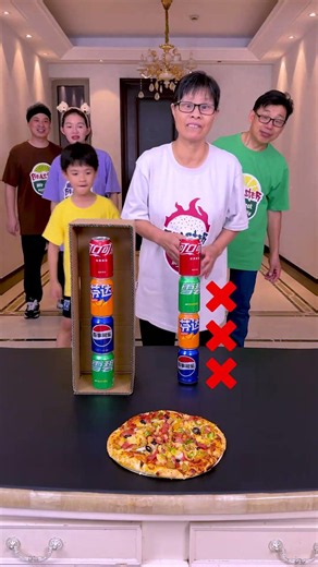 Desafío de emparejamiento de bebidas, muy divertido #funny #familygames