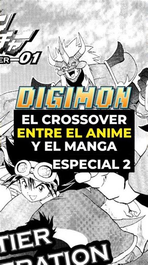🔥 The epic crossover between Digimon Frontier and the V-Tamer! Frontier Generation manga #digimon...