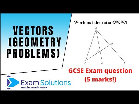 Vector geometry : GCSE & A level students ☝️ TRY : GCSE Edexcel Nov 2018 paper 1 Q21 | ExamSolutions