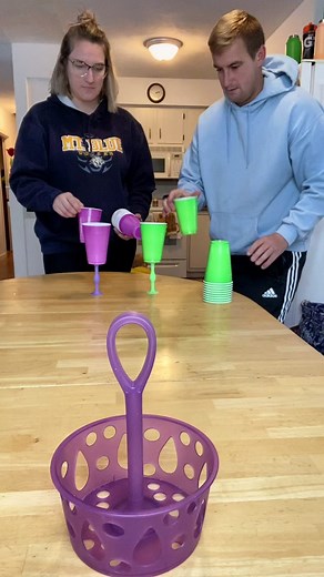 Loser has to sweep the floors #trickshot #competition