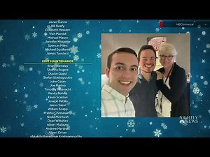 "NBC Nightly News' full credits 2022