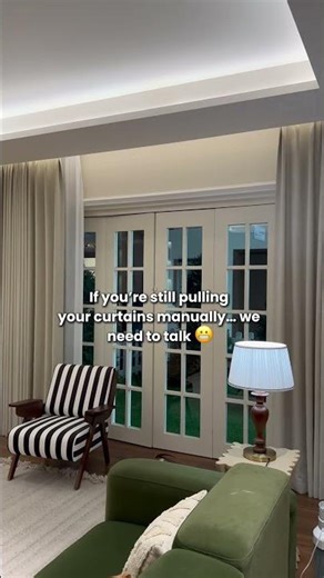 If you’re still pulling your curtains manually… we need to talk 😅