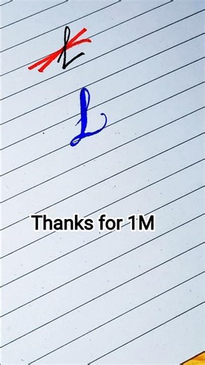 Easy English cursive letters L writing calligraphy for beginners | Glow Letters #moderncalligraphy