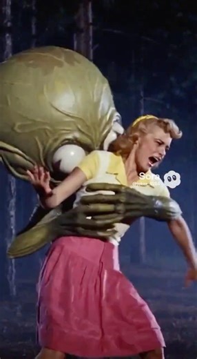 1950s sci-fi. #scifi #1950sscifi #flyingsaucer #aliens #cinematic ￼