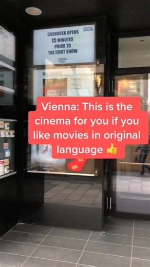 Haydn Kino: best cinema in Vienna if you like movies in English language 🍿 🎥 Find it in Mariahilferstraße! #vienna #wien #cinema #austria #kino