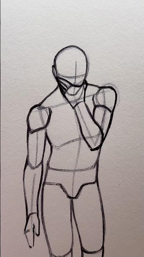 How to Draw a Cool Standing Pose for Your OC #howtodraw #draw #drawing #sketch #oc #art #shorts