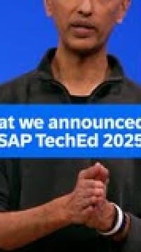 What We Announced at #SAPTechEd 2025 | AI & Agents