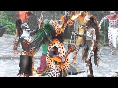 Crazy Mayan Sacrifice Ritual in Xcaret