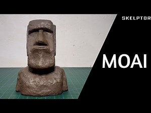 Moai | Easter Island | Clay Sculpture