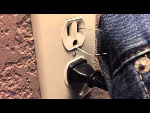 Sticking Paperclip In Outlet #2