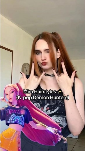 Mira’s hairstyle is so cute and easy to do ❤️ #hairtok #redhair #hairstyle #longhair