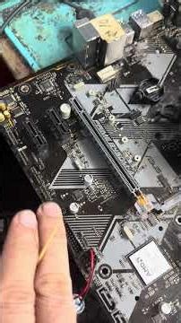 Asus B450M-A motherboard, keeps shutting down after 15 seconds. Previous technicians have disasse...