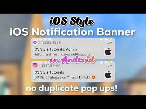 iOS Style Notification Banner on Android without having Duplicate Pop-ups