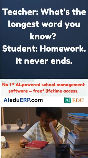 Teacher Student joke | Never Ending Word | Hilarious Classroom Scenes #SchoolLife #SchoolERP