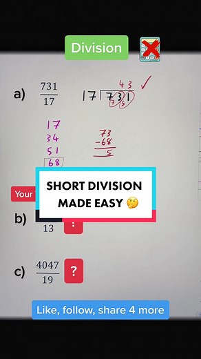 #division #shortdivision #longdivision #maths #mathematics #satmath